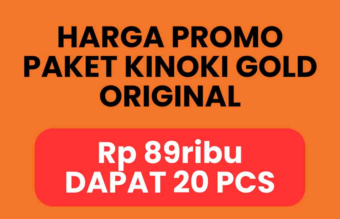 HARGA PROMO PAKET KINOKI GOLD ORIGINAL - 1